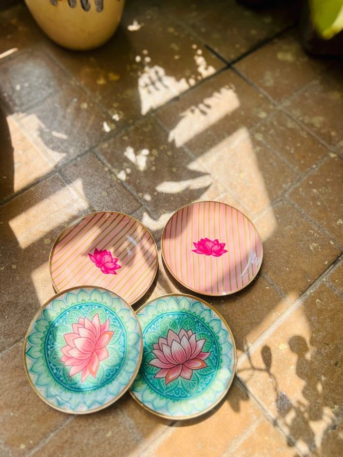 printed tapas plates