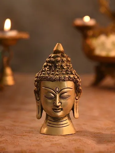 Brass Buddha Head