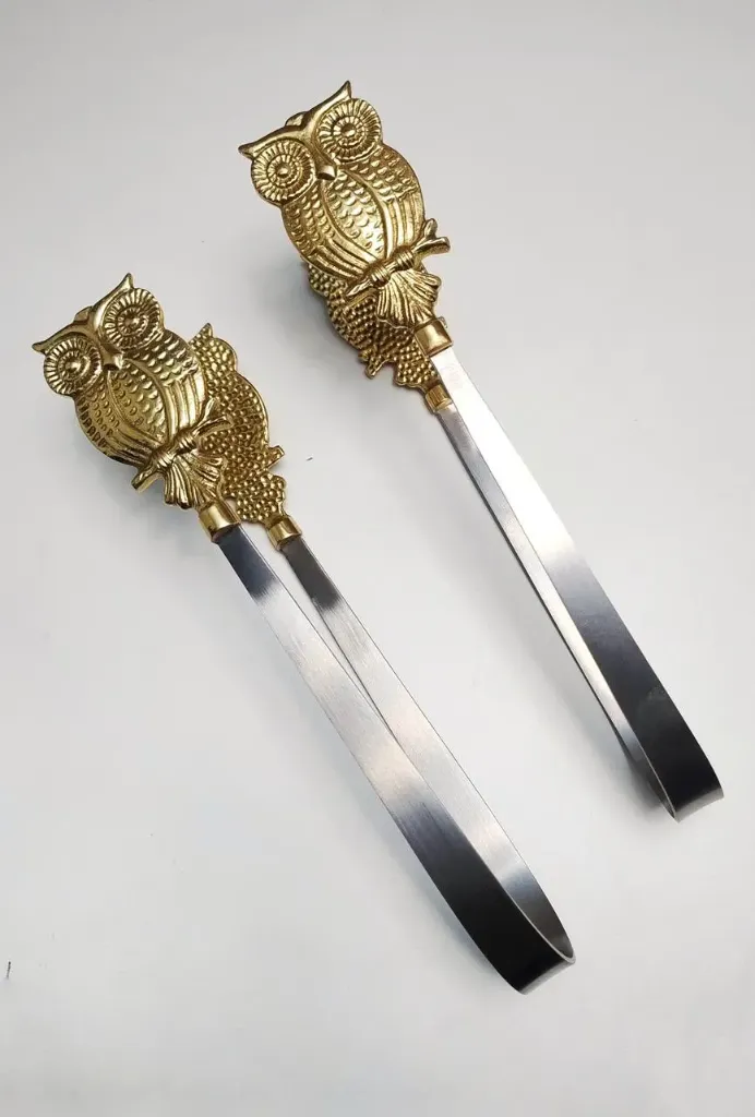 BRASS OWL TONG