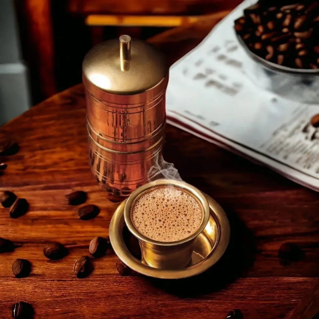 BRASS FILTER COFFEE MACHINE