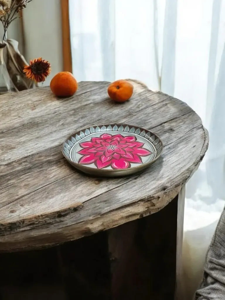 Mandala round platter