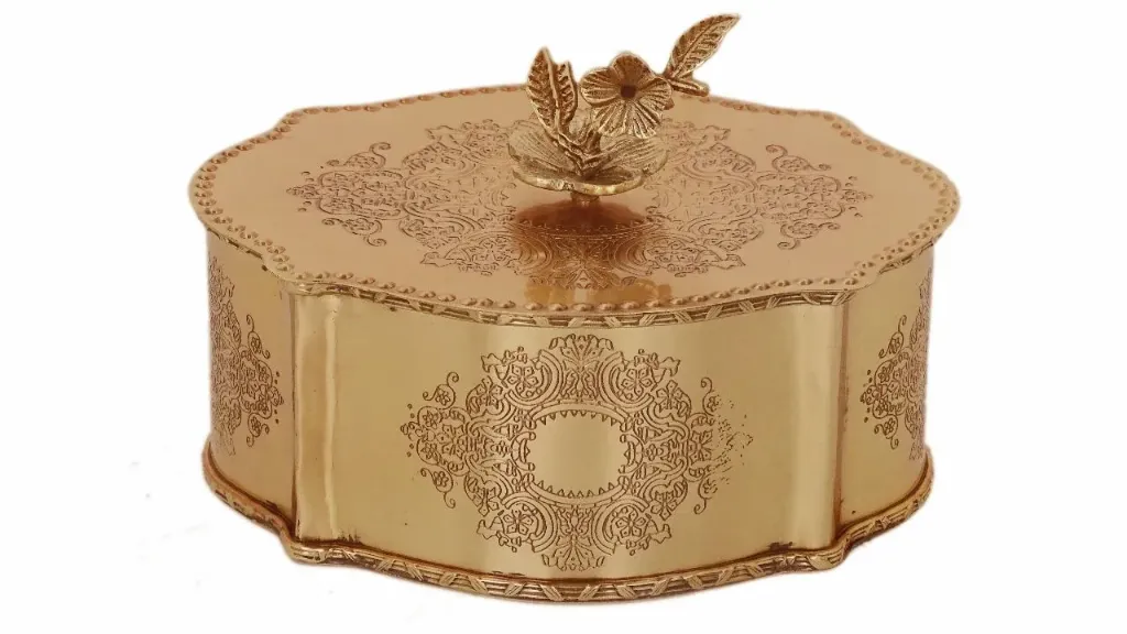 BRASS TRINKET BOX